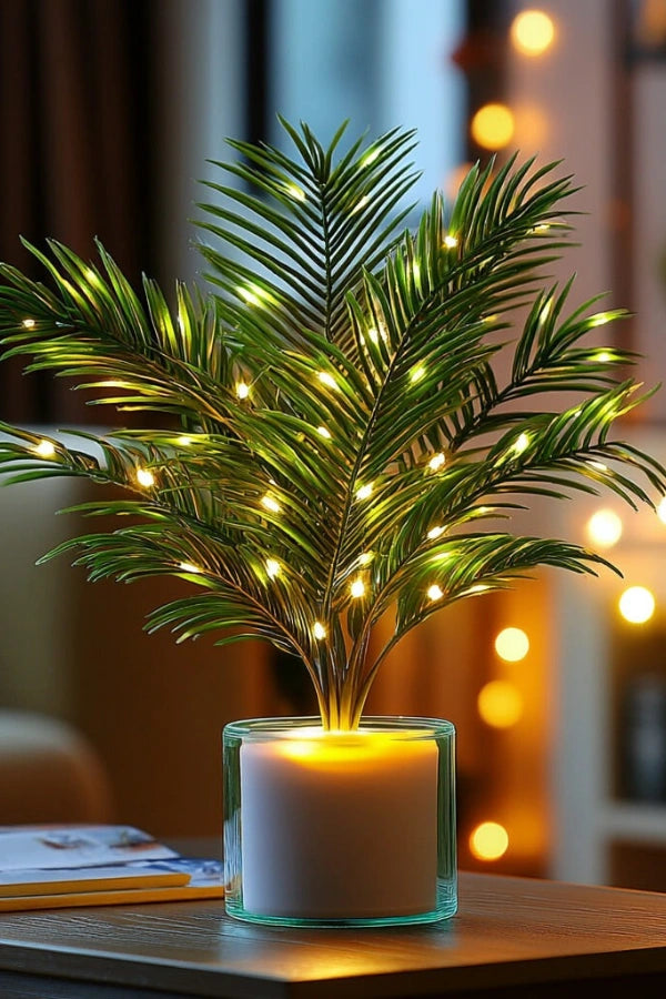 Paradiesische Palmenlampe