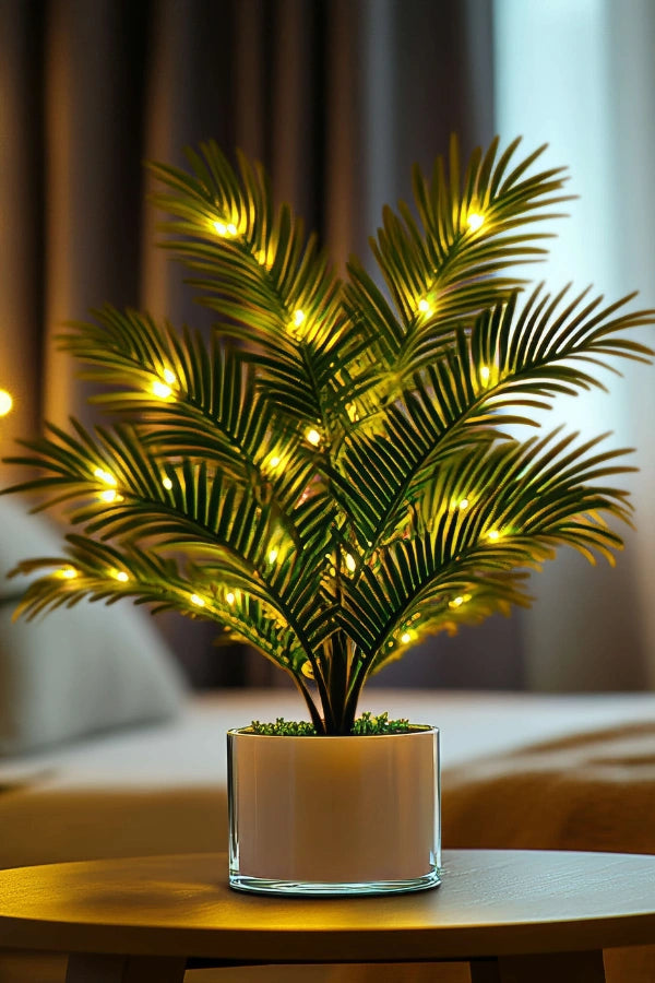 Paradiesische Palmenlampe