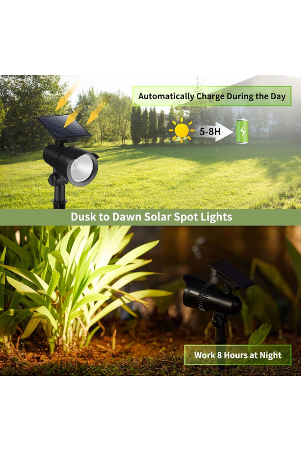 Brightown Solar-Spotleuchten für den Außenbereich