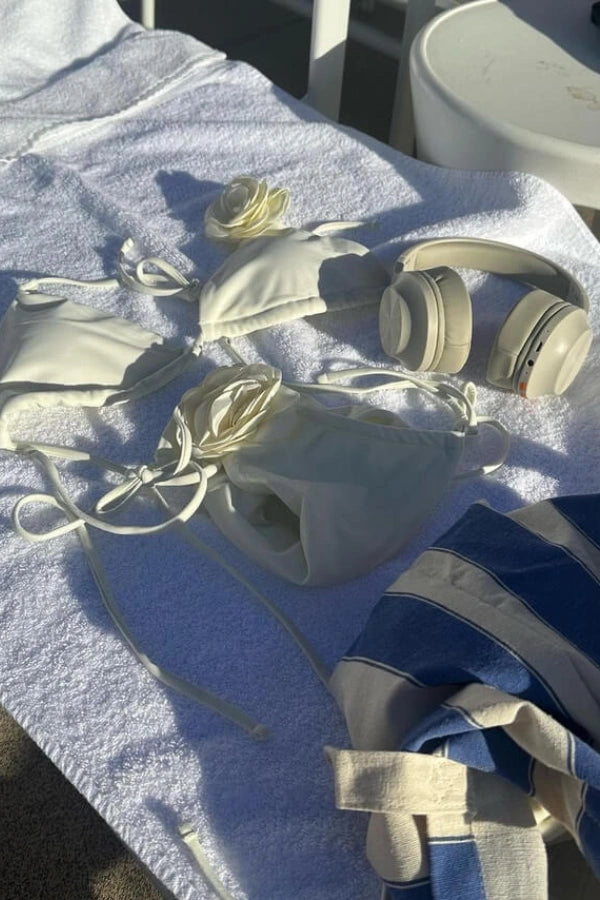 Dreiecks Rosen Bikini