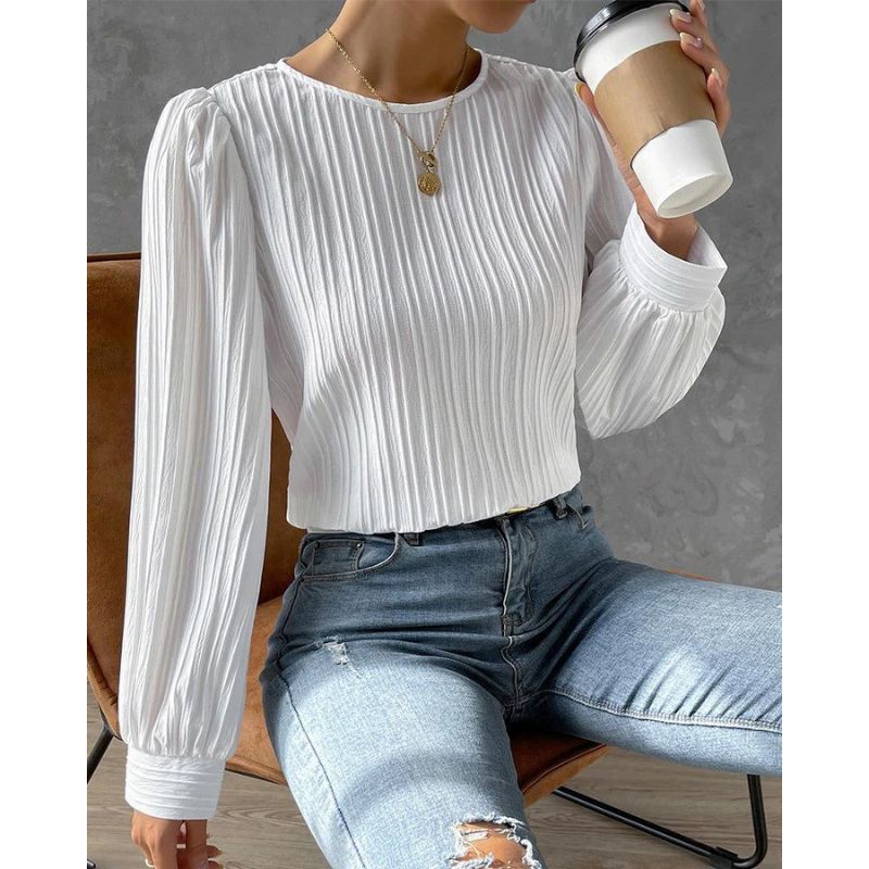 Akame Bluse mit Ärmeln