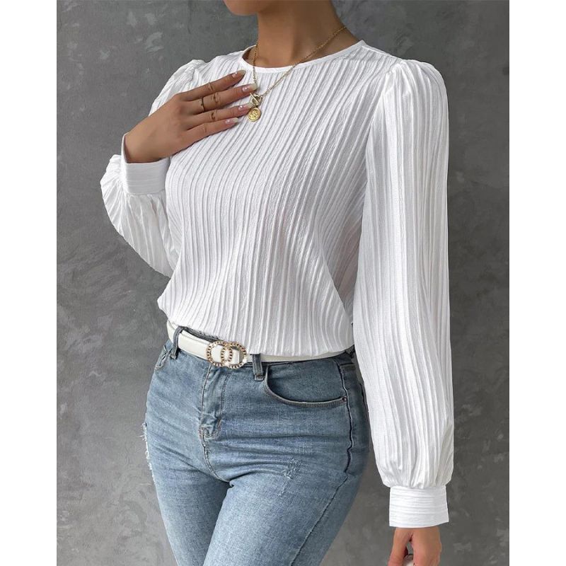 Akame Bluse mit Ärmeln